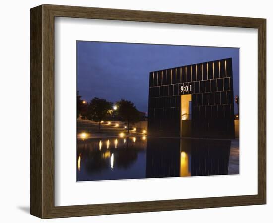 Oklahoma City National Memorial and Museum, Oklahoma City, Oklahoma, USA-Snell Michael-Framed Photographic Print