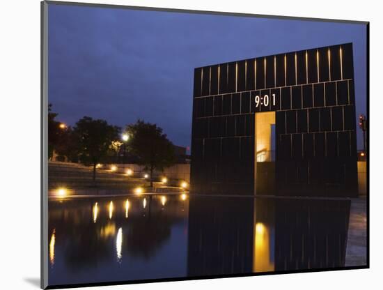 Oklahoma City National Memorial and Museum, Oklahoma City, Oklahoma, USA-Snell Michael-Mounted Photographic Print