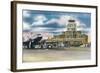 Oklahoma City, Oklahoma - Will Rogers Field Admin Building-Lantern Press-Framed Art Print