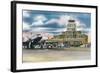 Oklahoma City, Oklahoma - Will Rogers Field Admin Building-Lantern Press-Framed Art Print