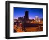 Oklahoma City Skyline Viewed from Bricktown District, Oklahoma, USA-Richard Cummins-Framed Photographic Print