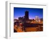 Oklahoma City Skyline Viewed from Bricktown District, Oklahoma, USA-Richard Cummins-Framed Photographic Print