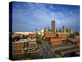 Oklahoma City Viewed from Bricktown District, Oklahoma, United States of America, North America-Richard Cummins-Stretched Canvas