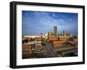 Oklahoma City Viewed from Bricktown District, Oklahoma, United States of America, North America-Richard Cummins-Framed Photographic Print