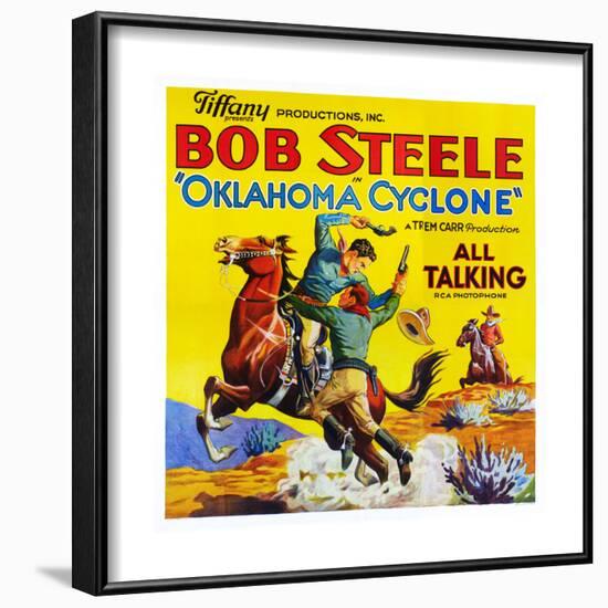 Oklahoma Cyclone-null-Framed Art Print