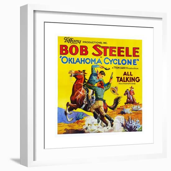 Oklahoma Cyclone-null-Framed Art Print