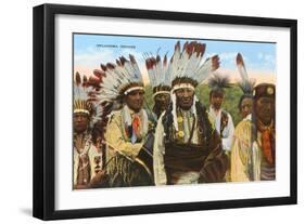 Oklahoma Indians-null-Framed Art Print