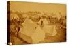 Oklahoma Land Rush: Active Camp Scene-P. Miller-Stretched Canvas
