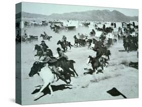 Oklahoma Land Rush of 1893-null-Stretched Canvas
