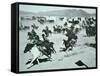 Oklahoma Land Rush of 1893-null-Framed Stretched Canvas