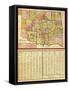 Oklahoma - Panoramic Map-Lantern Press-Framed Stretched Canvas