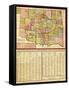 Oklahoma - Panoramic Map-Lantern Press-Framed Stretched Canvas