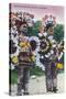 Oklahoma - Shawnee Indian War Dancers-Lantern Press-Stretched Canvas