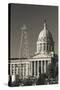 Oklahoma State Capitol Building, Oklahoma City, Oklahoma, USA-Walter Bibikow-Stretched Canvas