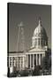 Oklahoma State Capitol Building, Oklahoma City, Oklahoma, USA-Walter Bibikow-Stretched Canvas