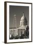 Oklahoma State Capitol Building, Oklahoma City, Oklahoma, USA-Walter Bibikow-Framed Photographic Print