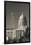 Oklahoma State Capitol Building, Oklahoma City, Oklahoma, USA-Walter Bibikow-Framed Premium Photographic Print