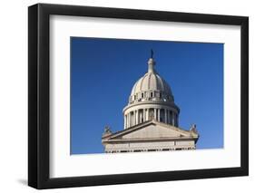 Oklahoma State Capitol Building, Oklahoma City, Oklahoma, USA-Walter Bibikow-Framed Photographic Print