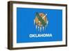 Oklahoma State Flag-Lantern Press-Framed Art Print