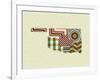 Oklahoma State Map-Lanre Adefioye-Framed Premium Giclee Print