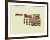 Oklahoma State Map-Lanre Adefioye-Framed Premium Giclee Print