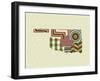 Oklahoma State Map-Lanre Adefioye-Framed Giclee Print