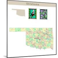 Oklahoma-IndianSummer-Mounted Premium Giclee Print