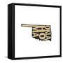 Oklahoma-Art Licensing Studio-Framed Stretched Canvas