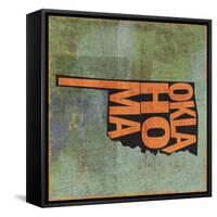 Oklahoma-Art Licensing Studio-Framed Stretched Canvas