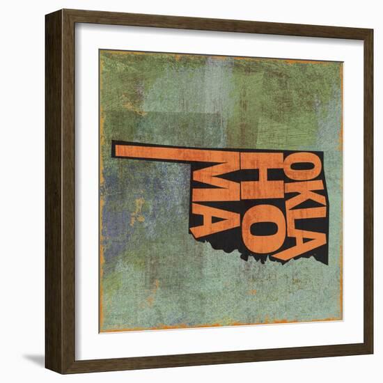 Oklahoma-Art Licensing Studio-Framed Giclee Print