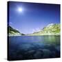 Okoto Lake in the Pirin Mountains, Pirin National Park, Bulgaria-null-Stretched Canvas