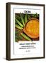 Okra-null-Framed Art Print