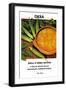 Okra-null-Framed Art Print