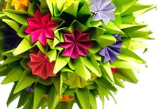 Origami Kusudama Flower-oksix-Photographic Print