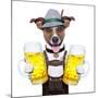 Oktoberfest Dog-Javier Brosch-Mounted Photographic Print