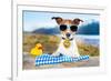 Oktoberfest Dog-Javier Brosch-Framed Photographic Print