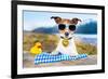 Oktoberfest Dog-Javier Brosch-Framed Photographic Print