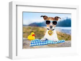 Oktoberfest Dog-Javier Brosch-Framed Photographic Print