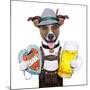 Oktoberfest Dog-Javier Brosch-Mounted Art Print