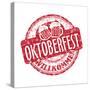Oktoberfest Grunge Rubber Stamp-oxlock-Stretched Canvas