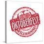 Oktoberfest Grunge Rubber Stamp-oxlock-Stretched Canvas