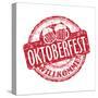 Oktoberfest Grunge Rubber Stamp-oxlock-Stretched Canvas