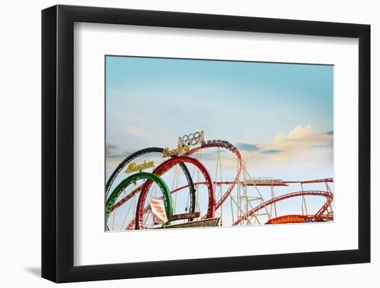 Oktoberfest, 'Wies'N', Funfair, Munich, Bavaria-Bluehouseproject-Framed Photographic Print