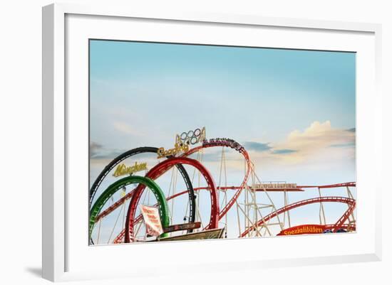 Oktoberfest, 'Wies'N', Funfair, Munich, Bavaria-Bluehouseproject-Framed Photographic Print