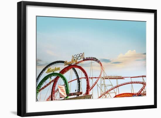 Oktoberfest, 'Wies'N', Funfair, Munich, Bavaria-Bluehouseproject-Framed Photographic Print