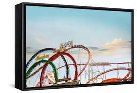 Oktoberfest, 'Wies'N', Funfair, Munich, Bavaria-Bluehouseproject-Framed Stretched Canvas