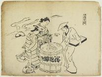 The Suetsumuhana Chapter from The Tale of Genji , from a series of Genji parodies, c.1710-Okumura Masanobu-Giclee Print