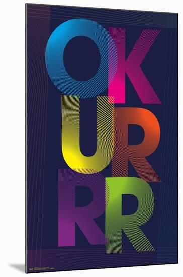 Okurrr-Trends International-Mounted Poster