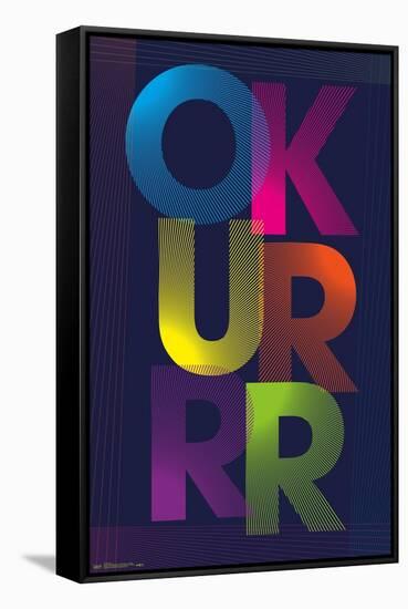 Okurrr-Trends International-Framed Stretched Canvas