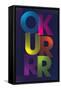 Okurrr-Trends International-Framed Stretched Canvas